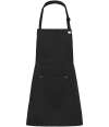 LE100 DE113/116 Le Chef Utility Bib Apron Black colour image